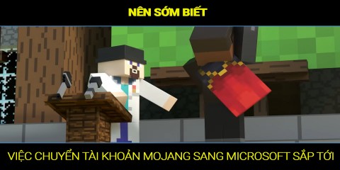 Hướng dẫn chuyển đổi tài khoản Minecraft Mojang